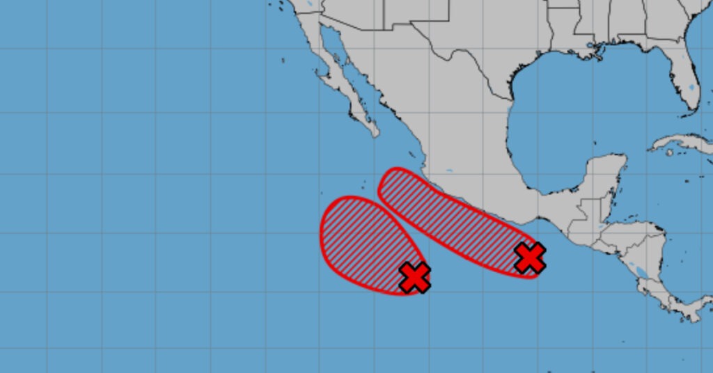 Pacific coasts on alert for tropical cyclone Cosme and looming storm Barbara